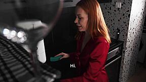 Stepmom Gives Blowjob Instead Of Food?