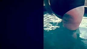 hot tub fun with horny teen's big tits and ass!