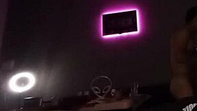 practicing with hot stepsister, spanking her fat ass and making her submissive.