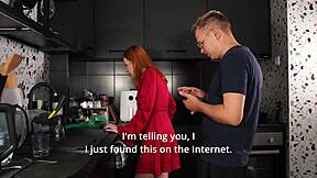 Stepmom Gives Blowjob Instead Of Food?