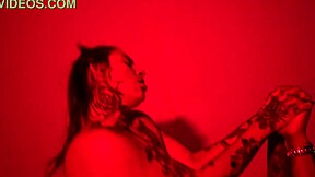 Hot Tattooed Alt Girl With Big Black Cock