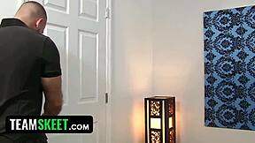 Oiled Massage with Sexy Small Breasted Stacie Andrews