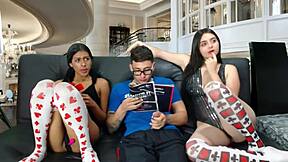 Stepdaughter Licks Stepmommy's Pussy In A Taboo Encounter