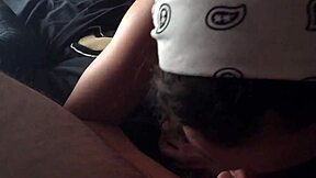 young slim thick pawg sucks cock, gets fucked doggystyle, huge load on ass