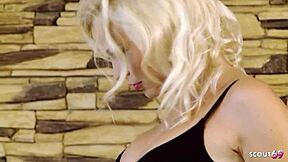 Natural Blonde Secretary Seduces Boss For Quick Fuck Before Leaving.