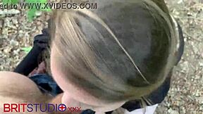 That Hot Teen Next Door Is Giving An Outdoor Blowjob.