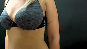 Inked brunette Sabrina finger fucks her wet hairy pussy and sucks a juicy cock from pov