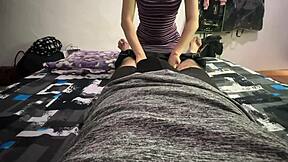 I can't believe my stepsister bends over with her huge ass for me!