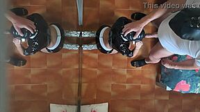 Milf Feels Intense Orgasms In Stockings And Lingerie During BDSM Creampie