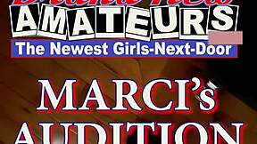 inked cutie marcie dildo fucks her horny twat wearing lingerie and squirts 😍