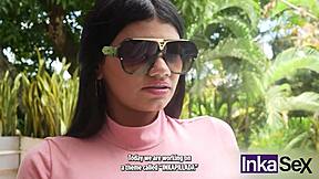 strong confessions embarrass colombian whore before fucking and humiliation