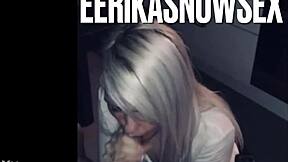 Bombshell Delivers Perfect Blowjob In Classy Style