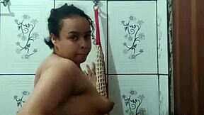 Depraved latina showing wet pussy for camera