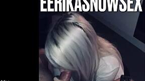 Bombshell Delivers Perfect Blowjob In Classy Style