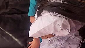 i convinced nurse to fuck in doctors waiting room she gave ass for raise likes cum in ass homemade