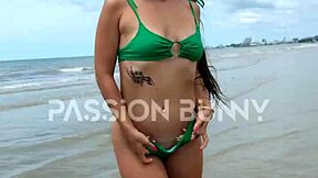 want to see me flash on the beach? come closer!