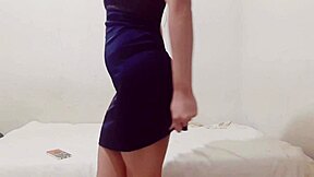 anfisa loves her toy, teen 18+ orgasms with dildo on big ass!