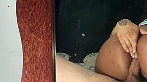 Watch Her Ride My Cock Anal in the Mirror