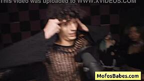 Natural busty brunette teen Nia Bleu chats with Brett Maker about enjoying big loads.