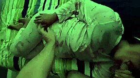 My pregnant stepsister lets me cum on her belly.