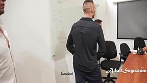 Hr Whore Lexi Lore Gets Fucked By Group For Bonus In Office