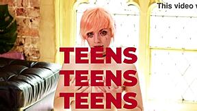 want to goon for this ripped clothes british nurse's small tits?