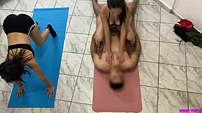 watch as the padrastro trains his two beautiful adopted hijastras and then fucks them hard?