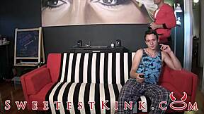 Step dad spanks teen 18+