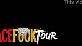 real amateur latina teen 18+ sloppy blowjob on big white cock pov close up