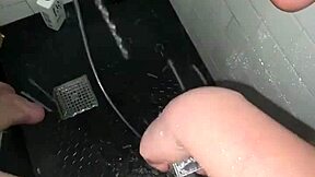 young saudi escort masturbates tight pussy in shower