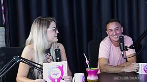 I watched Tati Weg in Bora Cast with Bruna Carlos on Sheer Red.