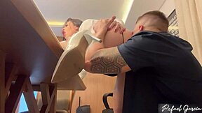 Hot Secretary Seduces Married Boss, Fucks on Office Desk