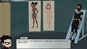 bumblebee has bathroom fun in 18titans part 24.