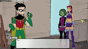 bumblebee has bathroom fun in 18titans part 24.