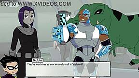 bumblebee has bathroom fun in 18titans part 24.