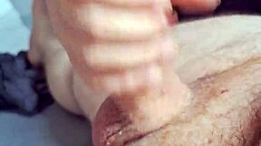 Young Stepdaughter Jerks Stepfather Alone At Home