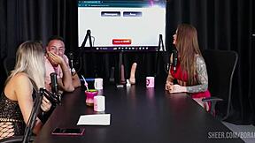 I watched Tati Weg in Bora Cast with Bruna Carlos on Sheer Red.