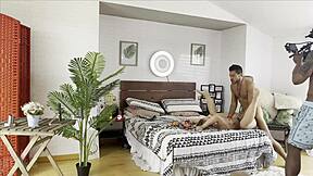 Real Porn BTS with 19yo French Newcomer