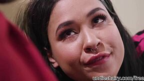 Horny Brunette Ryder Rey Sucks Monster Cock Deepthroat On Sofa, Craving Fresh Dick?