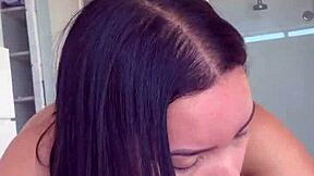 Lina Nakamura And John Coffee Fuck Without Condom In Public.