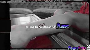 Blonde teen Aubrey strips and shows her perfect body