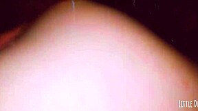 I love touching my petite teen pussy in the bath