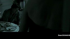 Emotional topless scene with Juliette Binoche in nude handjob session