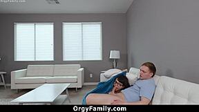 Stepbrother teaches stepsister seduction techniques