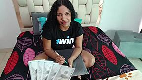 Overwhelmed by passion as stepbrother fucks his latina stepsister