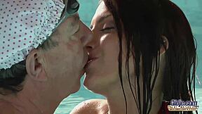 Old Young Blowjob Cumshot Fucked By Grandpa In Pussy