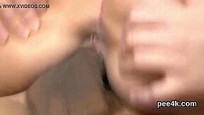 Fantastic hottie gets her wet kitty absolute of warm piss and splashes