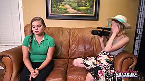 lauren and pixie pie, the skinny hotties, share a dick for sucking and banging