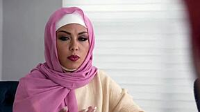 I, uh, watched Bianca in hijab get drilled by Nicky Rebels in group fucking