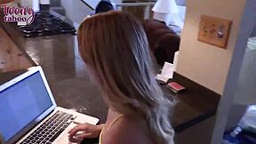 Sage Fox, Ride Your Stepdad Seth Brogan's Cock In Cowgirl For Creampie